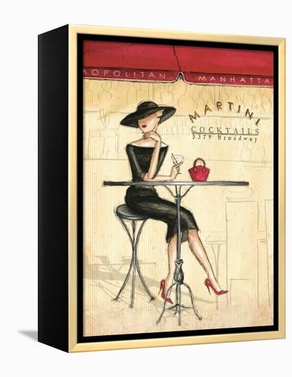 Femme Elegante III-Andrea Laliberte-Framed Stretched Canvas