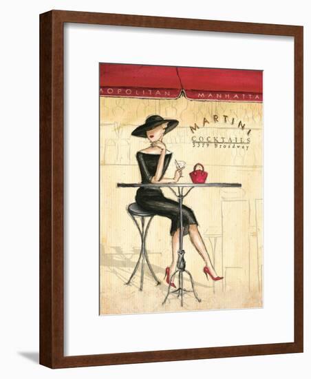 Femme Elegante III-Andrea Laliberte-Framed Art Print