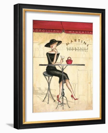 Femme Elegante III-Andrea Laliberte-Framed Art Print