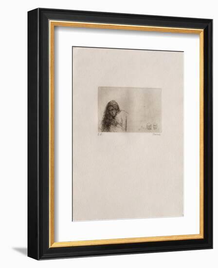 Femme en buste-Ivan Theimer-Framed Collectable Print