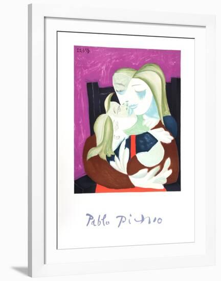 Femme Et Enfant Enlaces-Pablo Picasso-Framed Collectable Print