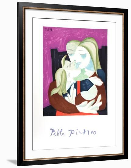 Femme Et Enfant Enlaces-Pablo Picasso-Framed Collectable Print