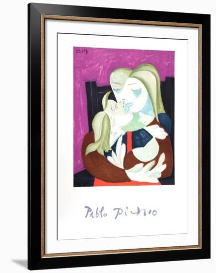 Femme Et Enfant Enlaces-Pablo Picasso-Framed Collectable Print
