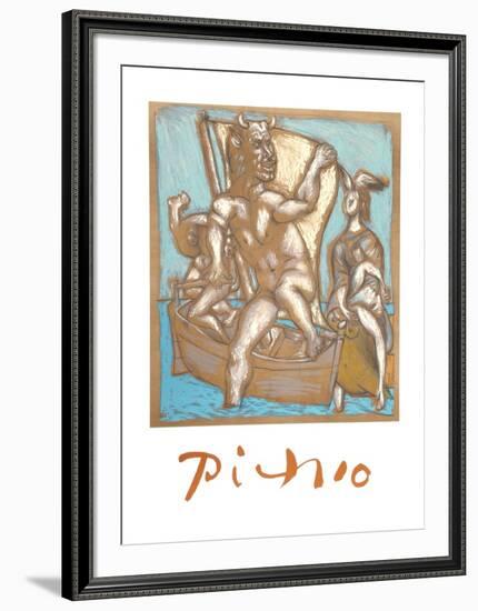 Femme et Minotaure-Pablo Picasso-Framed Collectable Print