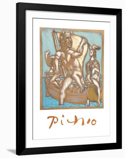 Femme et Minotaure-Pablo Picasso-Framed Collectable Print