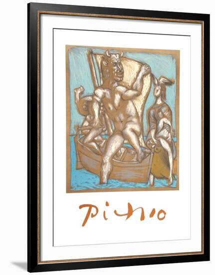 Femme et Minotaure-Pablo Picasso-Framed Collectable Print