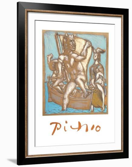 Femme et Minotaure-Pablo Picasso-Framed Collectable Print