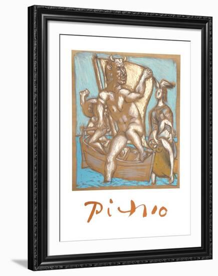 Femme et Minotaure-Pablo Picasso-Framed Collectable Print