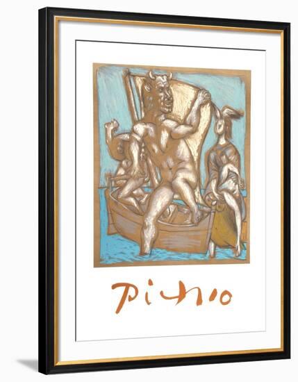 Femme et Minotaure-Pablo Picasso-Framed Collectable Print