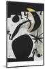 Femme et Oiseaux Dans la Nuit, 1969 - 1974-Joan Miro-Mounted Art Print