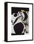 Femme et Oiseaux Dans la Nuit, 1969 - 1974-Joan Miro-Framed Stretched Canvas