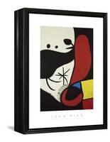 Femme et Oiseaux Dans un Paysage, 1970-1974-Joan Miro-Framed Stretched Canvas