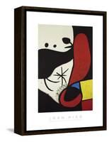 Femme et Oiseaux Dans un Paysage, 1970-1974-Joan Miro-Framed Stretched Canvas
