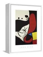 Femme et Oiseaux Dans un Paysage, 1970-1974-Joan Miro-Framed Stretched Canvas