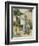 Femme étendant du linge-Camille Pissarro-Framed Giclee Print