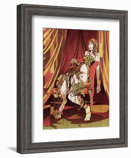 Femme Fatale Error-HR-FM-Framed Art Print