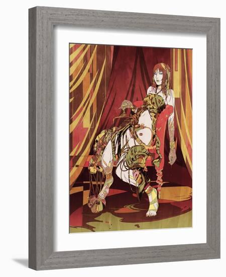 Femme Fatale Error-HR-FM-Framed Art Print