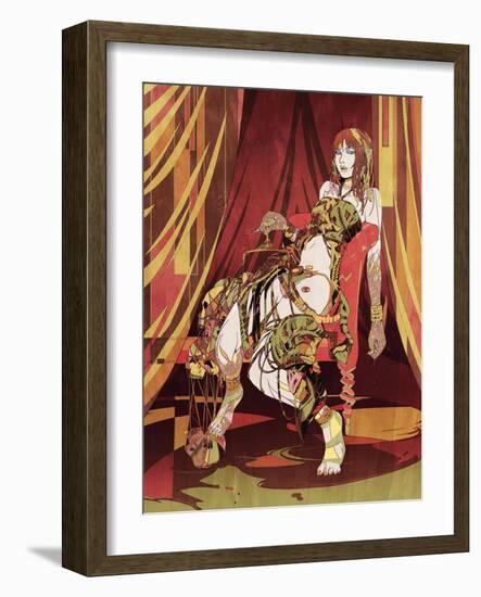 Femme Fatale Error-HR-FM-Framed Art Print