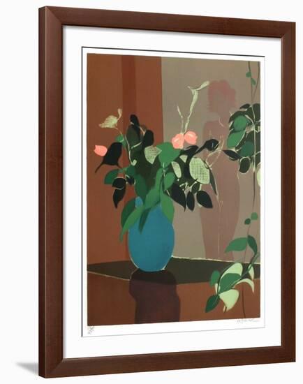 Femme fleur-Alfred Defossez-Framed Limited Edition