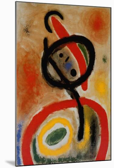 Femme III, c.1965-Joan Miro-Mounted Art Print