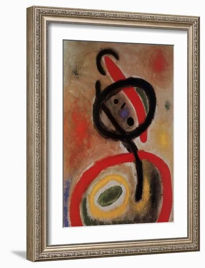 Femme III, c.1965-Joan Miro-Framed Art Print