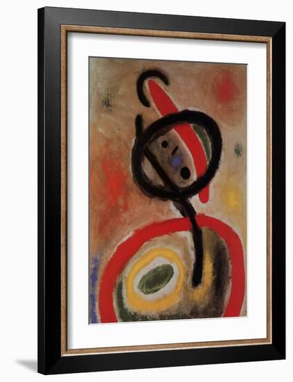 Femme III, c.1965-Joan Miro-Framed Art Print