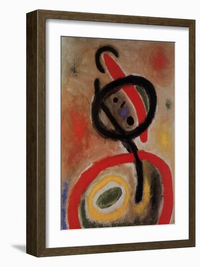 Femme III, c.1965-Joan Miro-Framed Art Print