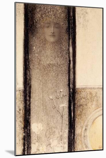 Femme Mysterieuse, c.1909-Fernand Khnopff-Mounted Giclee Print