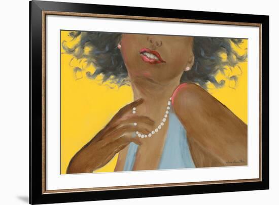 Femme noire-Hélène Léveillée-Framed Art Print