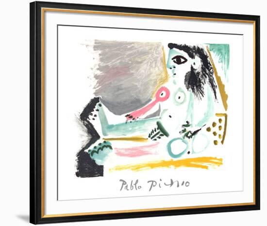 Femme Nu Assise-Pablo Picasso-Framed Collectable Print