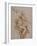 Femme nue assise sur des nuées portée par deux enfants ailés, reprise de la main droite et-Raffaello Sanzio-Framed Giclee Print