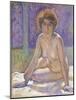 Femme Nue Assise-Theo Rysselberghe-Mounted Giclee Print