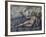 Femme nue au miroir-Paul Cézanne-Framed Giclee Print