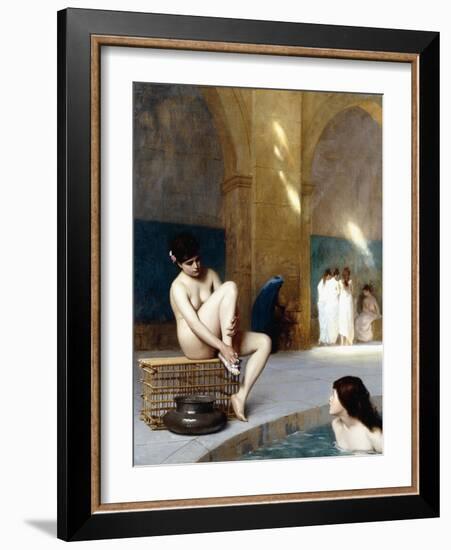 Femme Nue, C.1889-Jean Leon Gerome-Framed Giclee Print