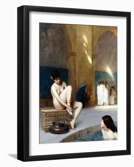 Femme Nue, C.1889-Jean Leon Gerome-Framed Giclee Print