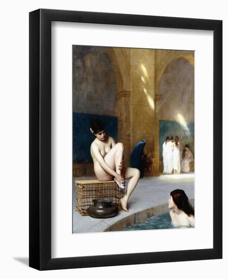 Femme Nue, C.1889-Jean Leon Gerome-Framed Giclee Print