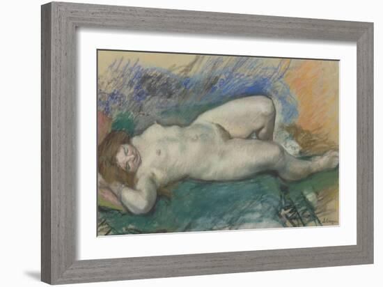 Femme nue couchée-Henri Lebasque-Framed Giclee Print