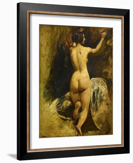 Femme nue de dos-William Etty-Framed Giclee Print