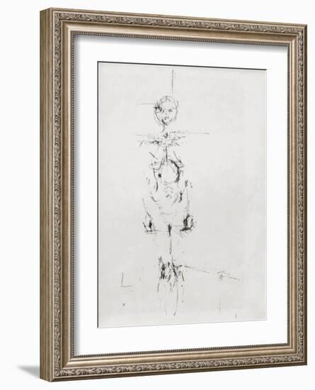 Femme nue debout-Alberto Giacometti-Framed Premium Edition