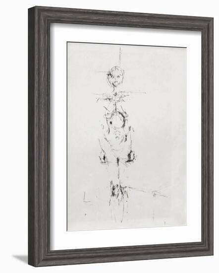 Femme nue debout-Alberto Giacometti-Framed Premium Edition