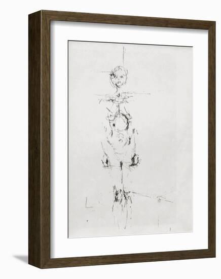 Femme nue debout-Alberto Giacometti-Framed Premium Edition