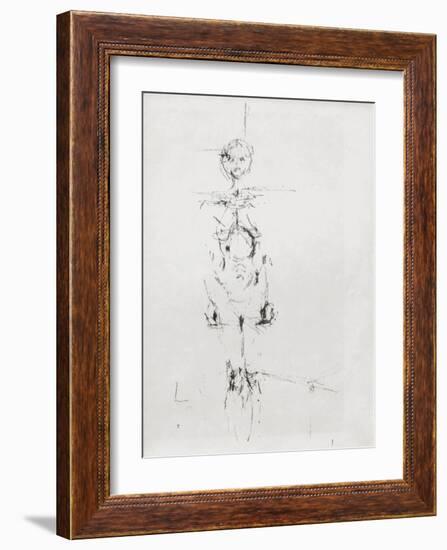 Femme nue debout-Alberto Giacometti-Framed Premium Edition