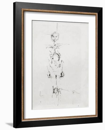 Femme nue debout-Alberto Giacometti-Framed Premium Edition