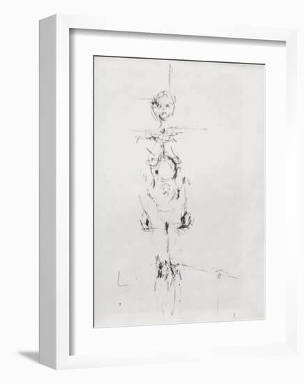 Femme nue debout-Alberto Giacometti-Framed Premium Edition