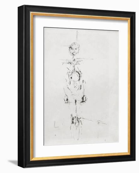 Femme nue debout-Alberto Giacometti-Framed Premium Edition