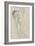 Femme nue, debout-Edgar Degas-Framed Giclee Print