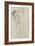 Femme nue, debout-Edgar Degas-Framed Giclee Print