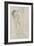 Femme nue, debout-Edgar Degas-Framed Giclee Print
