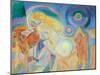 Femme Nue Lisant (Nude Woman Reading)-Robert Delaunay-Mounted Giclee Print