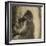 Femme, nue, se coiffant-Edgar Degas-Framed Giclee Print